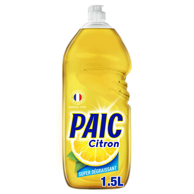 Paic Lemon Dishwashing Liquid Super Degreaser 1.5L Paic Lemon Dishwashing Liquid Super Degreaser 1.5L