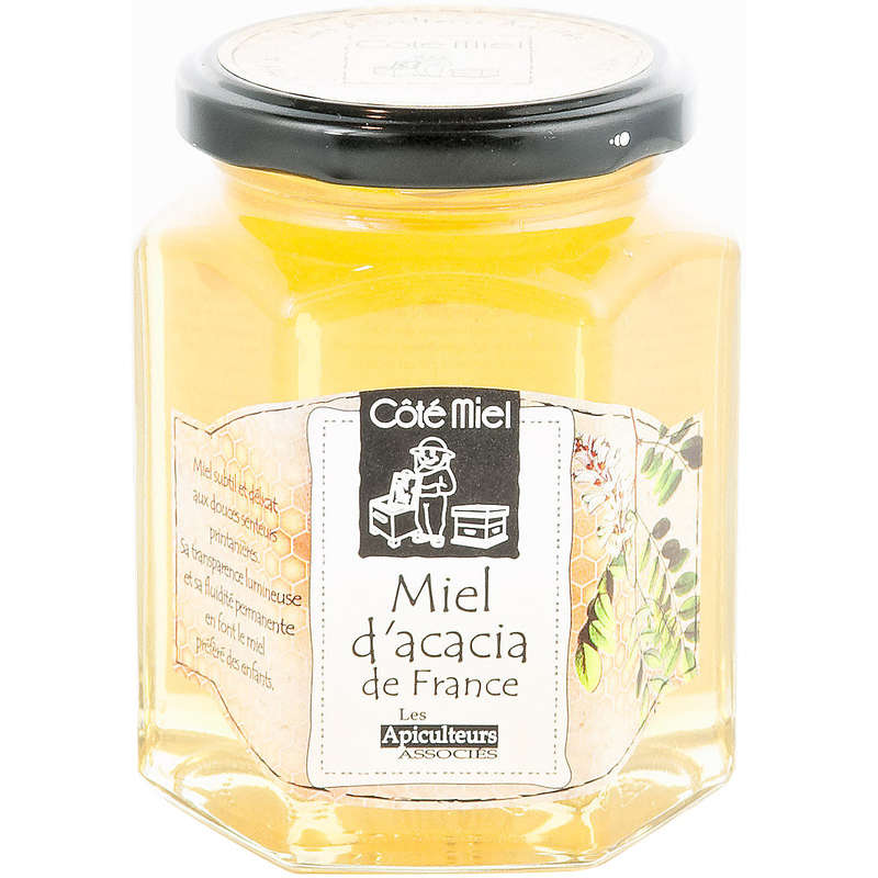 Côté Miel Apiculteur Acacia honey from France 375g