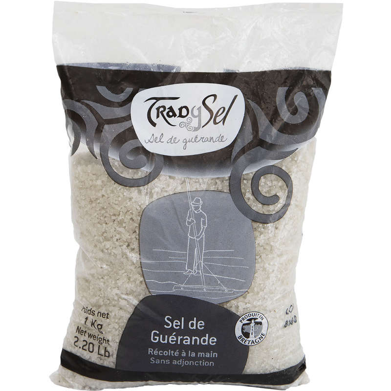 Trady Sel, sel gris de Guérande 1kg Trady Sel, sel gris de Guérande 1kg
