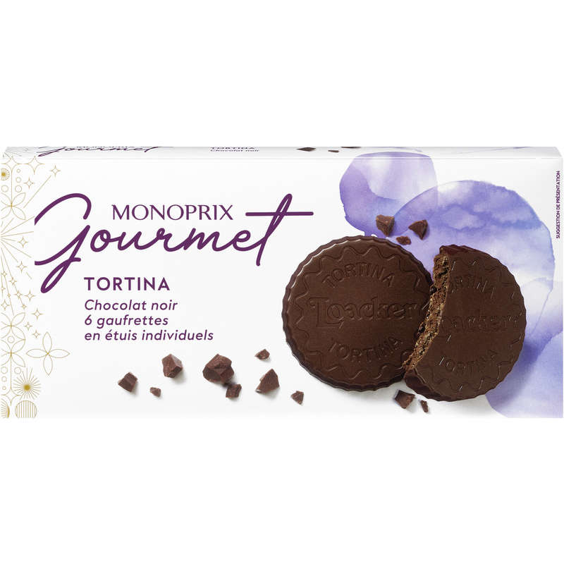 Monoprix Gourmet tortina chocolat noir 126g Monoprix Gourmet tortina chocolat noir 126g
