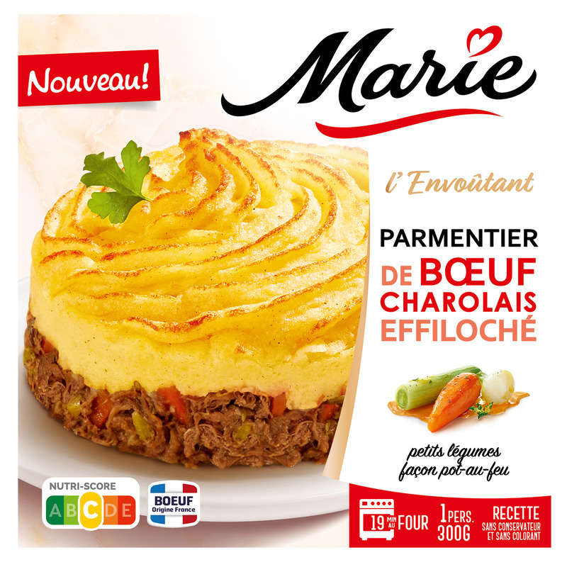 Marie Parmentier of shredded Charolais beef 300g