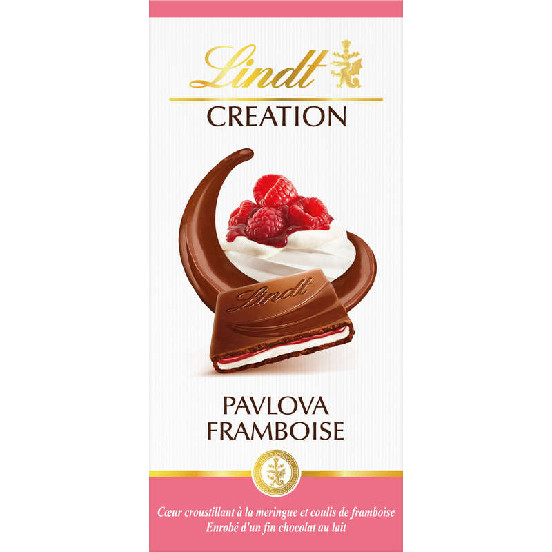 Lindt Chocolat Création Lait Pavlova Framboise 150G Lindt Chocolat Création Lait Pavlova Framboise 150G