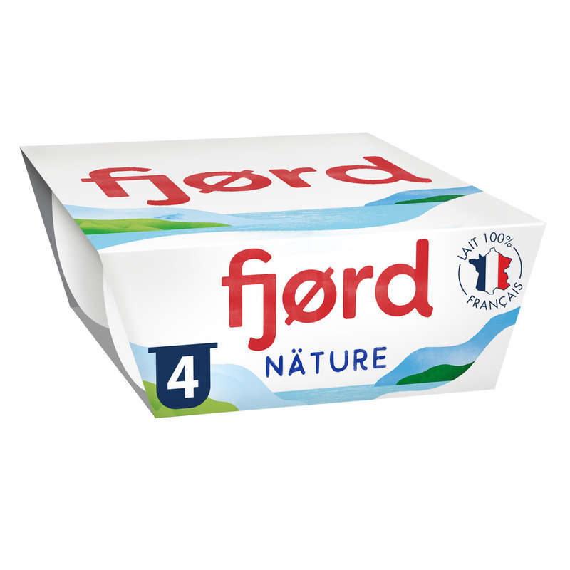 Fjord Yaourt fromage blanc nature 4x125g