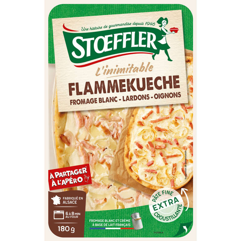 Stoeffler Flammkueche Fromage Lardons Oignons 180G Stoeffler Flammkueche Fromage Lardons Oignons 180G