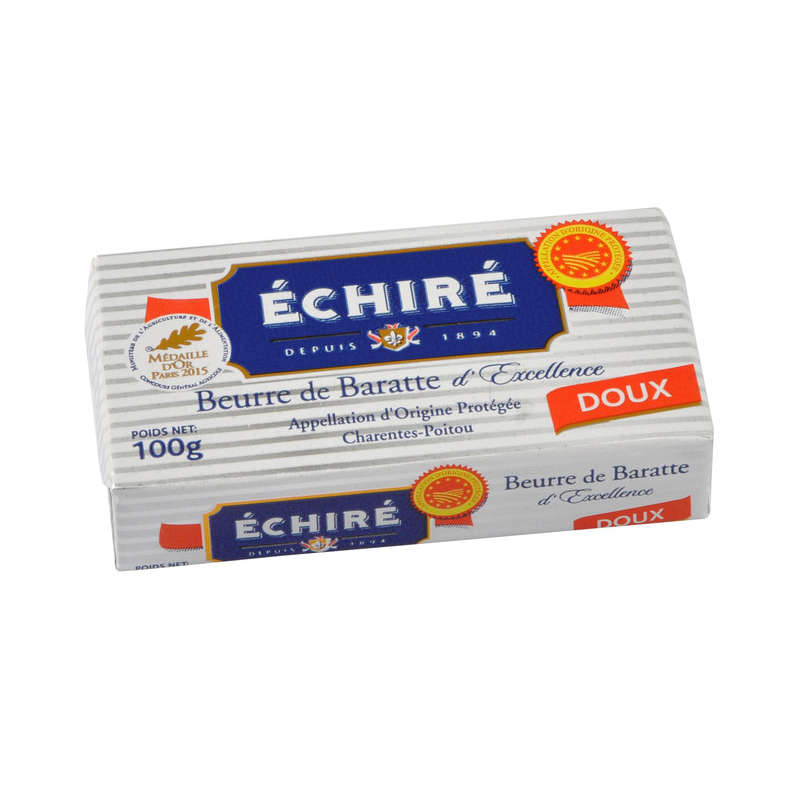 Echiré Beurre Doux Aoc 100G Echiré Beurre Doux Aoc 100G