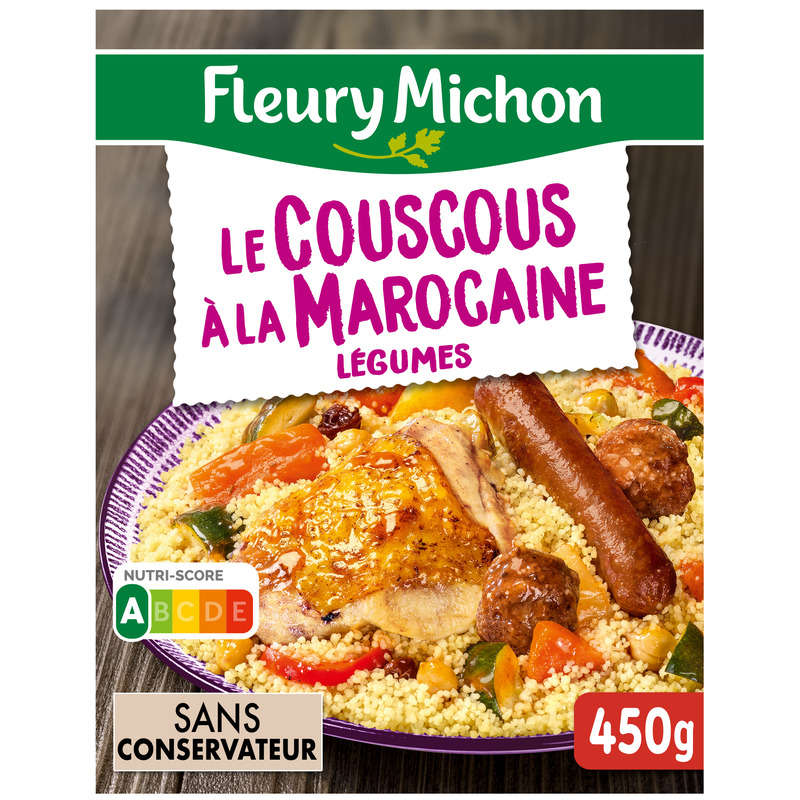 Fleury Michon le couscous à la marocaine 450g Fleury Michon le couscous à la marocaine 450g