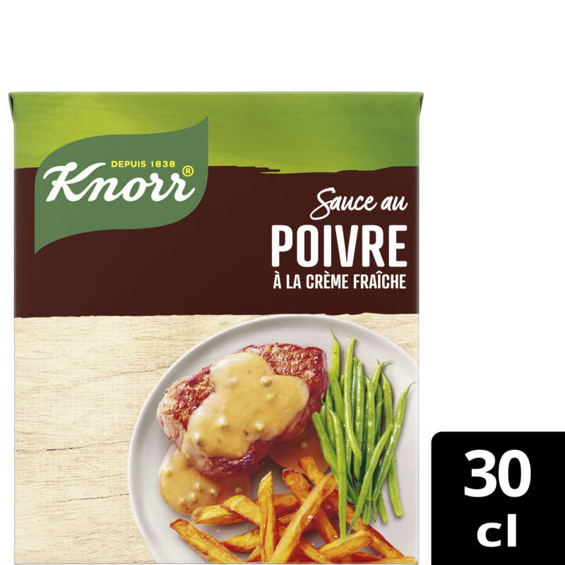 Knorr Cream Pepper Sauce Brick 30cl