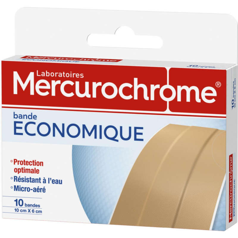 Mercurochrome Bande économique à découper, waterproof Mercurochrome Bande économique à découper, waterproof