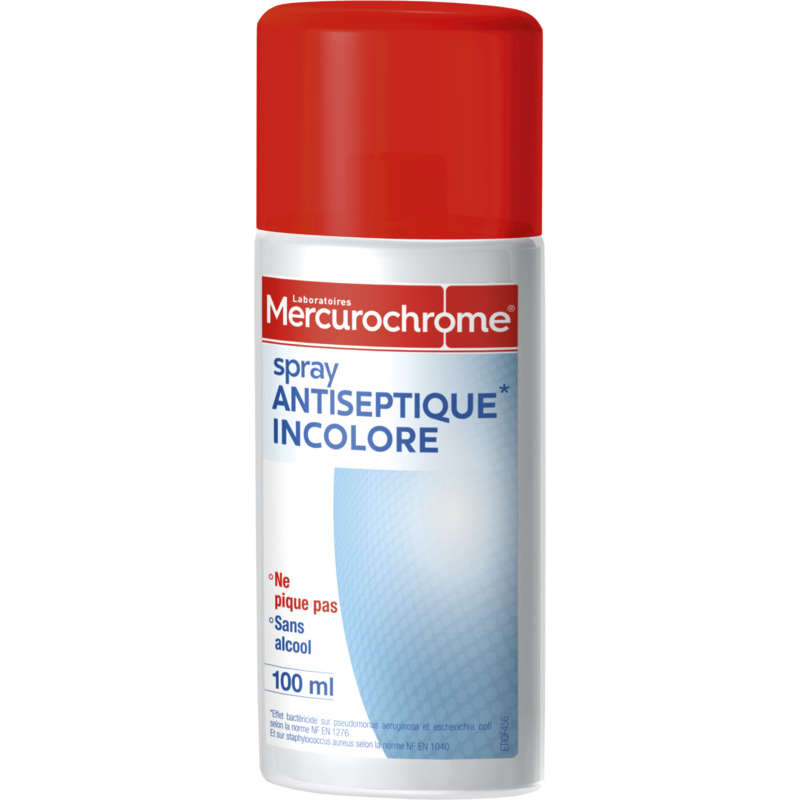 Mercurochrome Spray Antiseptique 100Ml Mercurochrome Spray Antiseptique 100Ml