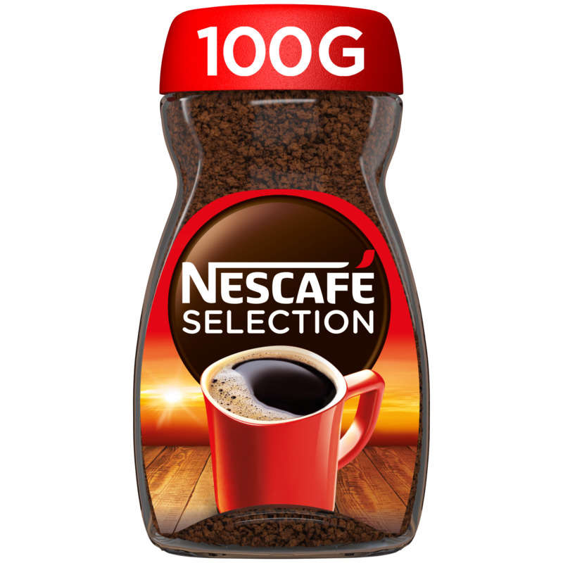 Nescafé Sélection Café Soluble Flacon De 100G Nescafé Sélection Café Soluble Flacon De 100G