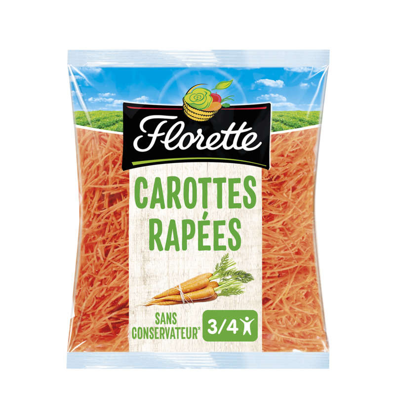 Florette les carottes râpées 250g Florette les carottes râpées 250g
