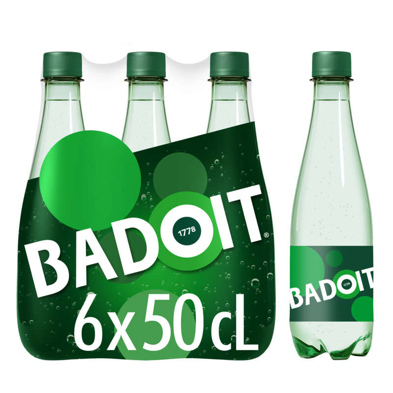 Badoit eau minérale naturelle finement gazeuse 6x50cl Badoit eau minérale naturelle finement gazeuse 6x50cl