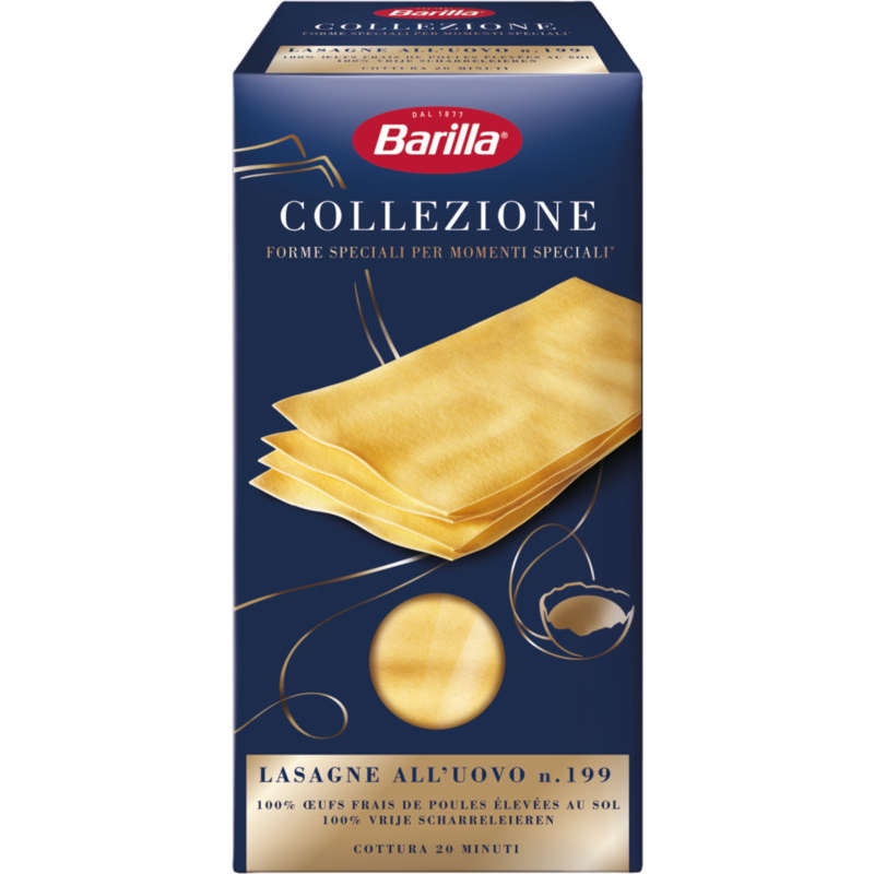 Barilla Collezione Lasagnes aux œufs 500g Barilla Collezione Lasagnes aux œufs 500g