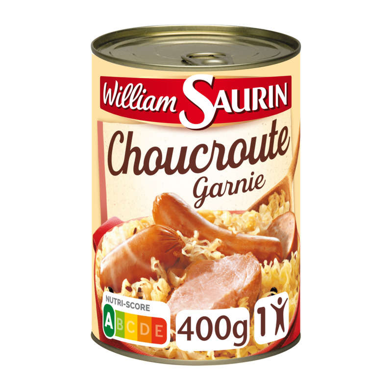 William Saurin Garnished sauerkraut 400g