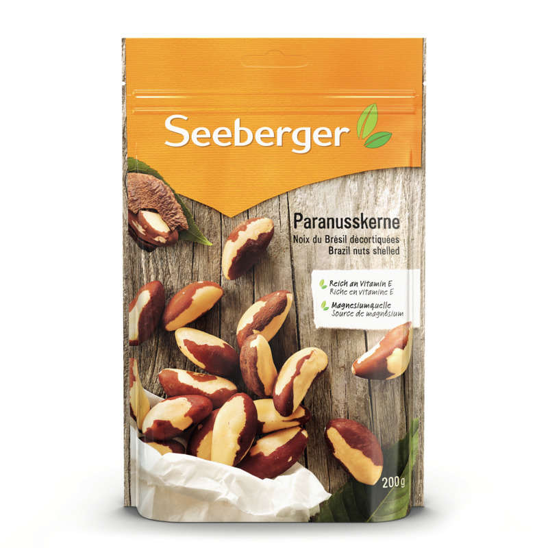 Seeberger Shelled Brazil Nuts, Natural 200G