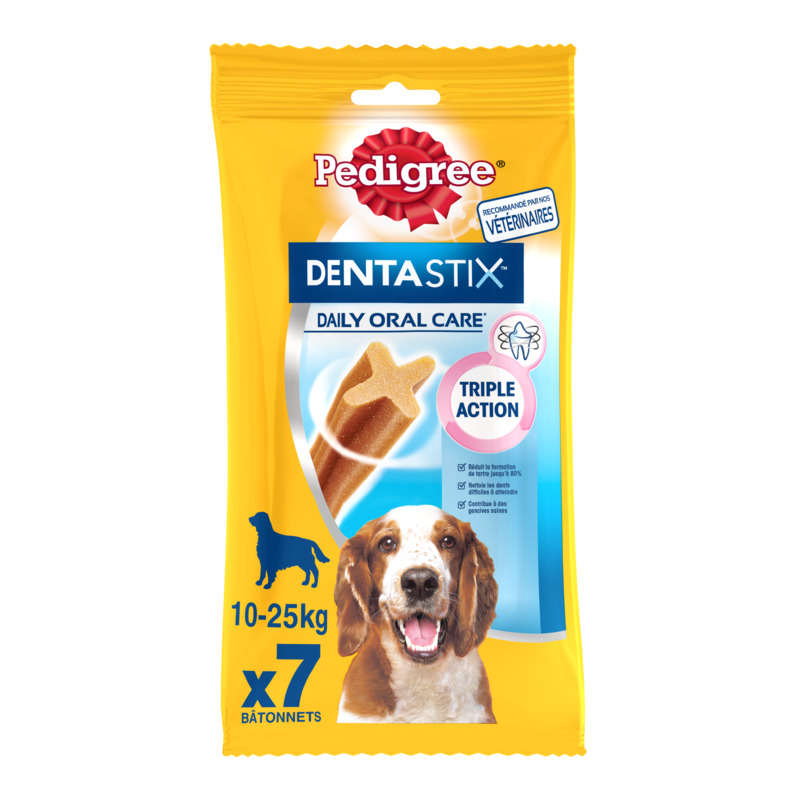 Pedigree Dentastix Bâtonnets pour chien moyen 180g Pedigree Dentastix Bâtonnets pour chien moyen 180g