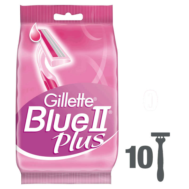 Gillette Venus Blue Ii Plus X10 Disposable Razors