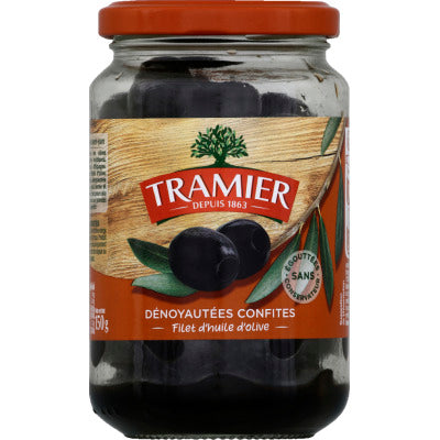 Tramier Pitted Candied Black Olives 150G