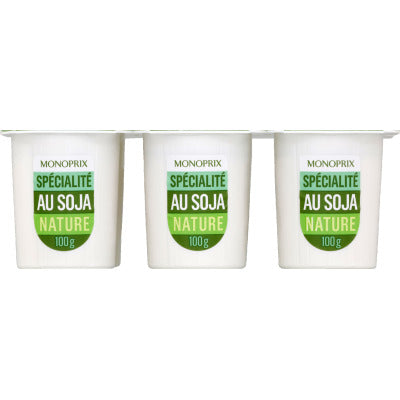 Monoprix Spécialité Fermentée au Soja Nature 6x100g