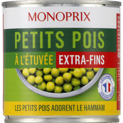 Monoprix Extra Fine Stewed Peas 280g