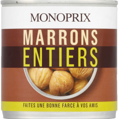 Monoprix whole chestnuts 280g