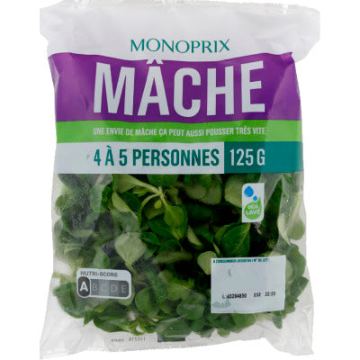 Monoprix mâche 125g