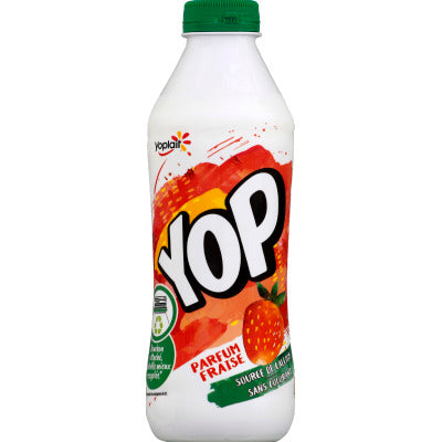 Yoplait Yop strawberry flavored drinking yogurt 825g