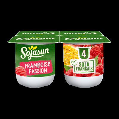 Sojasun Dessert végétal framboise passion 4x100g