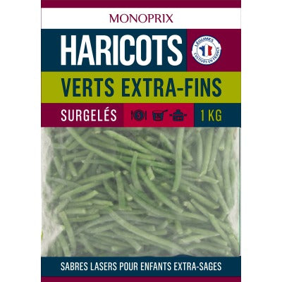 Monoprix Frozen extra fine green beans 1kg