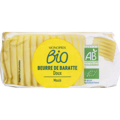 Monoprix Bio beurre moule doux 250g