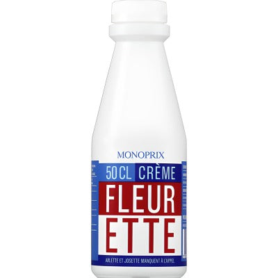 Monoprix Crème fleurette 30% MG origin France 50cl