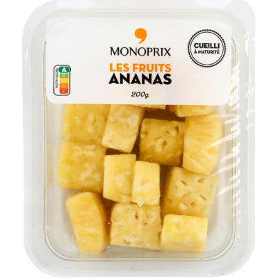 Monoprix pineapple pieces picked when ripe 200g