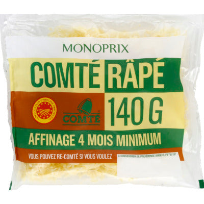 Monoprix Comté Râpé 140g