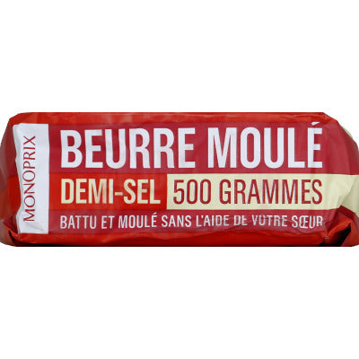 Monoprix semi-salted molded butter 500g