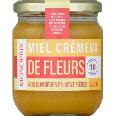 Monoprix Creamy Flower Honey 375g