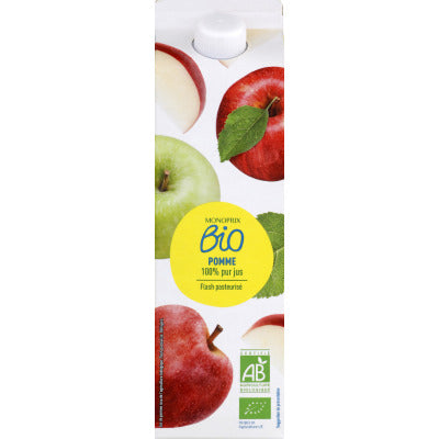 Monoprix Bio 100% Pur Jus de Pomme 1L