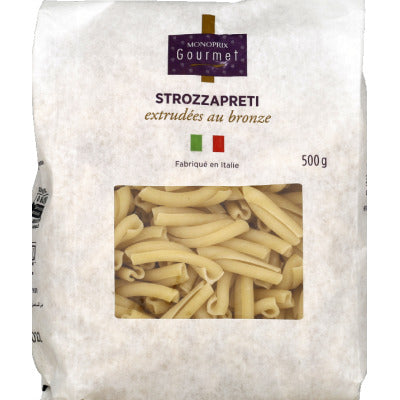 Monoprix Gourmet Strozzapreti extruded in bronze 500g