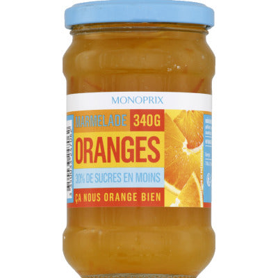 Monoprix Marmelade Allégée Orange 340g