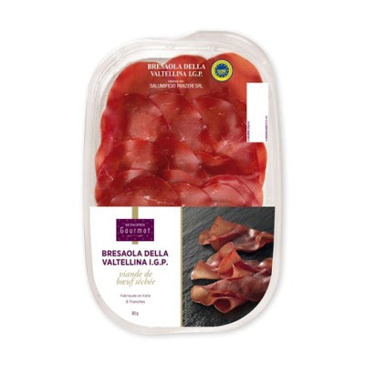 Monoprix Gourmet Bresaola Viande de Boeuf Séchée. I.G.P. 80g