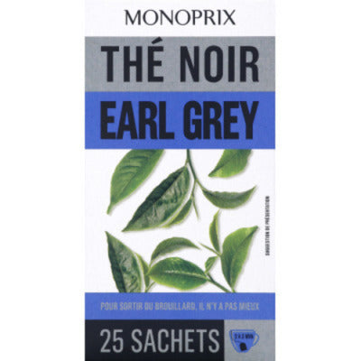 Monoprix Earl Grey Tea 25 Sachets 45G