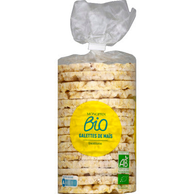 Monoprix Bio Organic Corn Cakes 110g