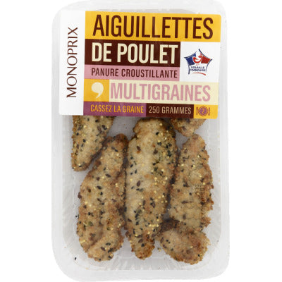 Monoprix Aiguillettes Panées Graines 250G