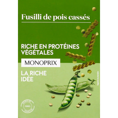 Monoprix Fusilli Split Peas 250g