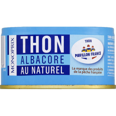 Monoprix Albacore Tuna in Natural Condition 140g