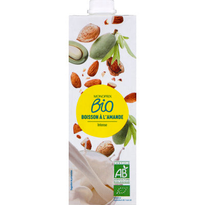 Monoprix Bio Organic Almond Drink 1L