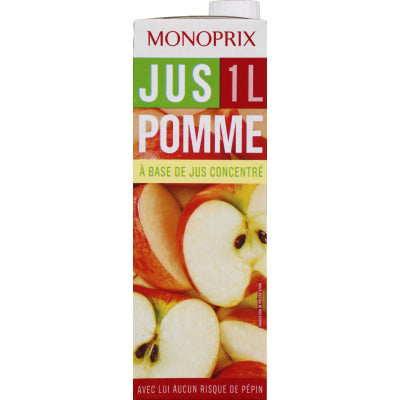 Monoprix Apple juice from concentrated juice 1L