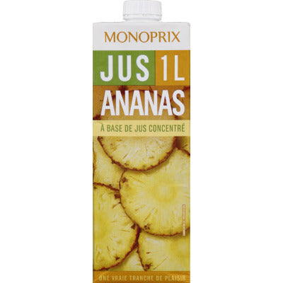 Monoprix Pineapple juice from concentrated juice 1L