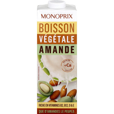 Monoprix Almond Vegetable Drink 1L