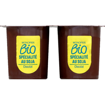 Monoprix Bio Spécialité Au Soja Chocolat 4X100G