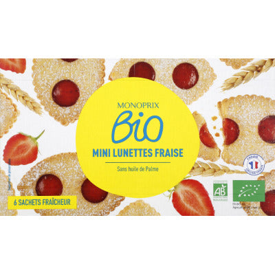 Monoprix Bio Mini Lunettes Fraise Bio 156G